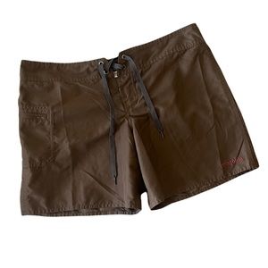 Patagonia Minimalist II Brown Swim Board Shorts Size 8